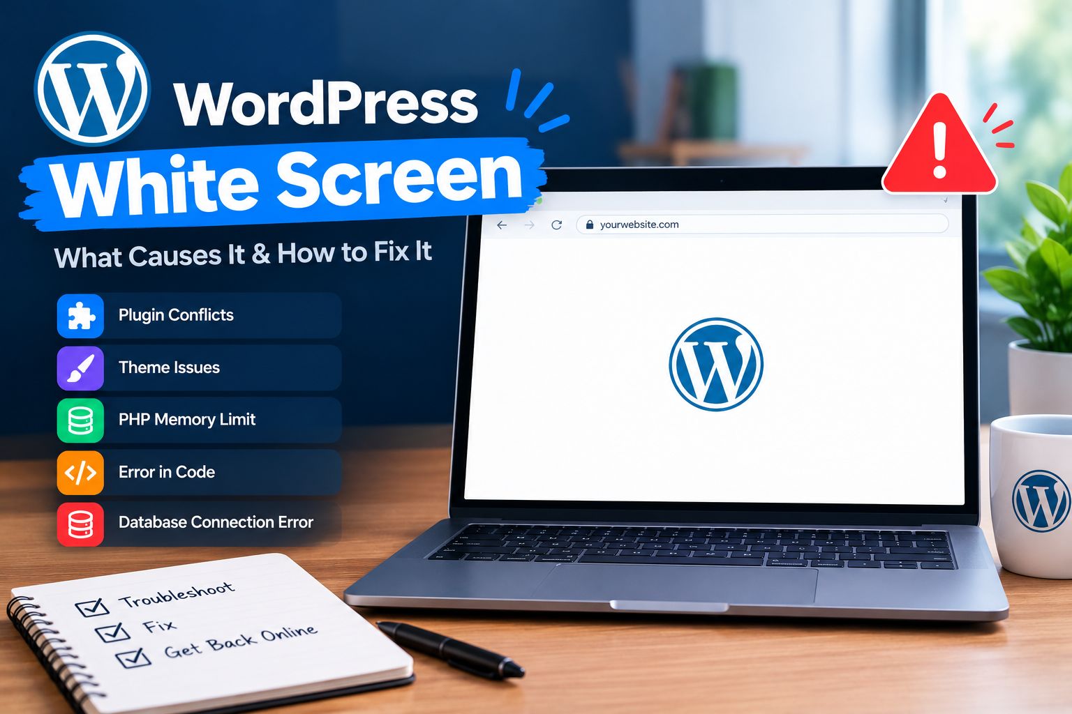 WordPress white screen